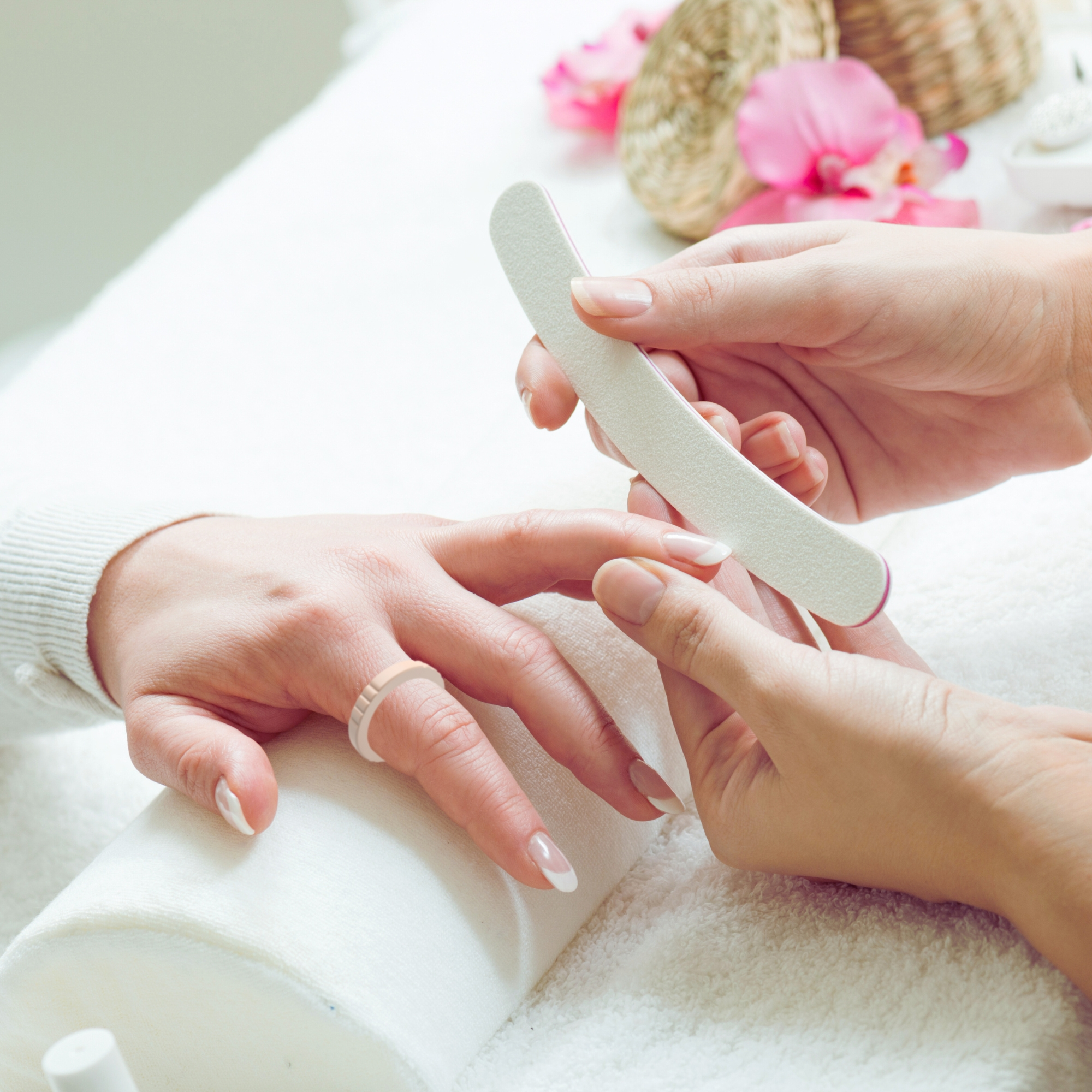 Silicone rings for women manicure